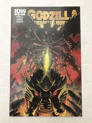 godzilla Kingdom Of Monsters 7 CVR RI idw 2011 back issue kaiju toho Used-image