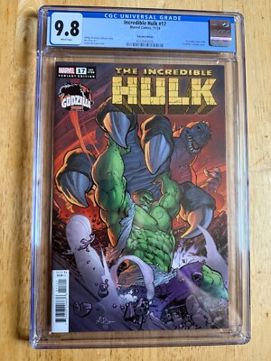 INCREDIBLE HULK #17 CGC 9.8 - ANDREI BRESSAN COVER!-image