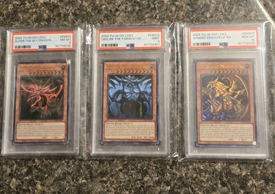 PSA 10, 9, 8. Yu-Gi-Oh 2024 The Winged Dragon of Ra LDK2-ENS03 Ultra Rare Yugioh-image
