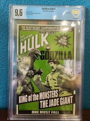 9.6 Godzilla Vs. Hulk #1 Lee Garbett Versus Cover -image
