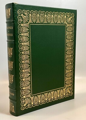 Easton Press POLITICS AND POETICS Artistotle 100 Greatest Books 1979-image