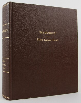 Memories From the Life of Ellen Laman Hood (1900-1995) Signed Family History-image