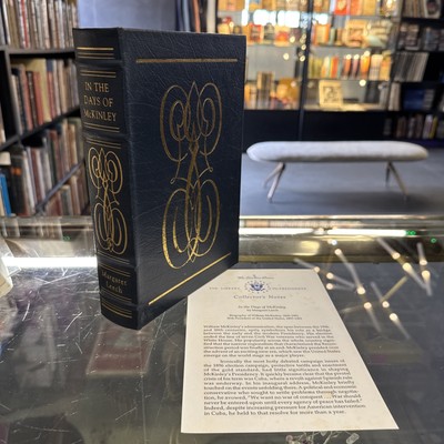 IN THE DAYS OF MCKINLEY by Leech 1986 Easton Press president biography-image