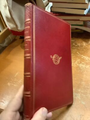 Grolier Club Leatherbound hand-made paper ltd edition Washington Irving a Sketch-image