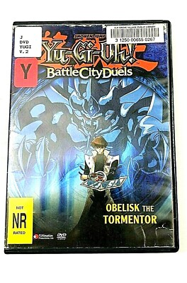 Yu-Gi-Oh Battle City Duels - Vol. 2 Obelisk the Tormentor (1996, DVD) ex Library-image