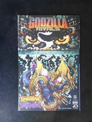 Godzilla Rivals King Ghidorah vs. Spacegodzilla #1B  IDW 2024 NM-  Gonzo Variant-image