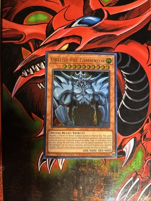 Yugioh Obelisk The Tormentor LDK2-ENS02 LIMITED EDITION Ultra Rare Near Mint-image