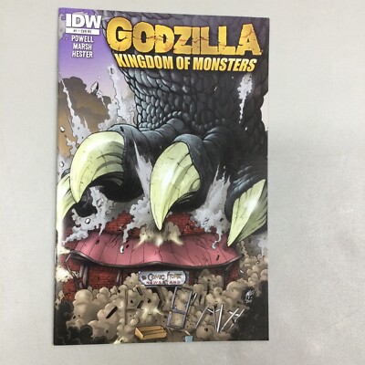 Godzilla Kingdom Of Monster #1 The Comic Store Exclusive IDW 2011 (GZ89)-image