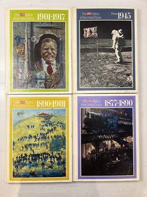 Time Life Books The Life History of the United States Lot Of 4 Hard Covered Book-image