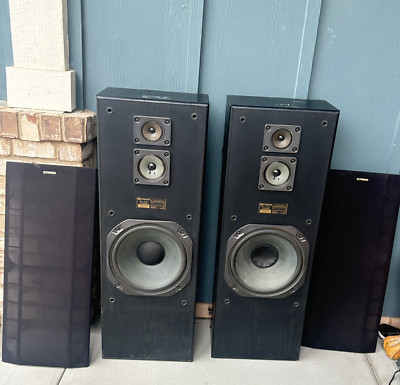 Fisher STV-9328 8 Ohm 110W Studio Standard 3 Way Floor Speakers-image