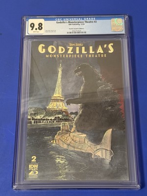 Godzilla's Monsterpiece Theatre 2 CGC 9.8 RI 1:10 Horvath Variant IDW COMIC 2024-image