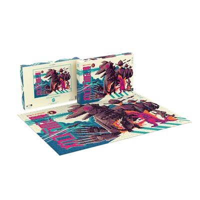 MONDO TERROR OF MECHA-GODZILLA 1000-PC PUZZLE TOM WHALEN 20X28 NEW SEALED-image