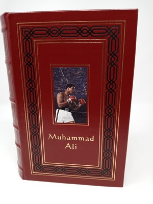 MUHAMMAD ALI His Life Times Signed Easton Press Limited Edition Leather Bound-image