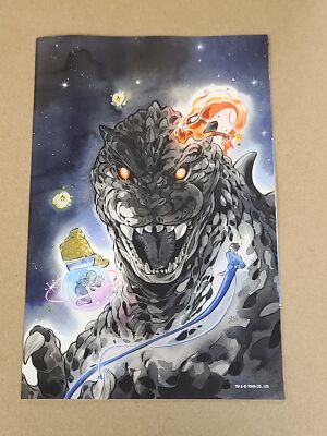 GODZILLA VS FANTASTIC FOUR #1 1:100 MOMOKO VIRGIN VARIANT MARVEL PRH 9.0-image