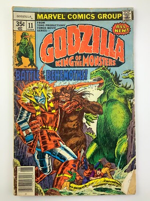 Marvel Comics Group Godzilla King of the Monsters Battle Behemoth 11 1977 GG772-image