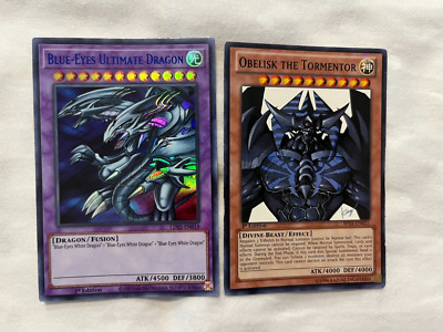OBELISK THE TORMENTOR STARFOIL BLUE-EYES ULTIMATE DRAGON BLUE ULTRA RARE KAIBA!-image