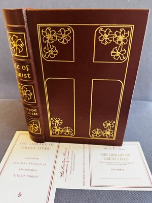 LIFE OF CHRIST by Giuseppe Ricciotti Easton Press 1991 Leather LIKE NEW-image