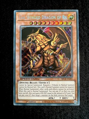 YUGIOH • THE WINGED DRAGON OF RA • SECRET RARE • SBCB-EN203 • 1st EDITION • NM-image