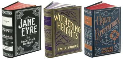 3 Leatherbound Gift Editions JANE EYRE ~ WUTHERING HEIGHTS ~ GREAT EXPECTATIONS-image