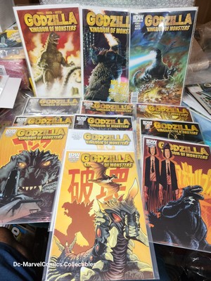 Godzilla Kingdom Of Monsters #1-12  With Variants 9.6 NM+(2011 IDW Comics)-image