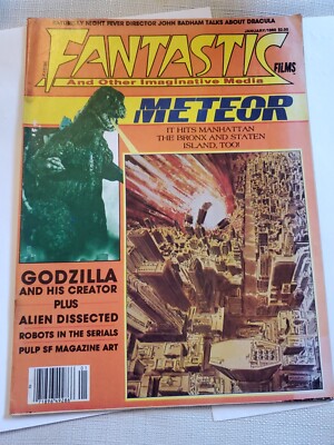 FANTASTIC FILMS Magazine #13 JAN 1980 BLAKE PUBLISHING METEOR GODZILLA-image