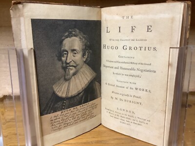 1754 The Life Of The Truly Eminent And Learned Hugo Grotius - 1st English Ed.-image