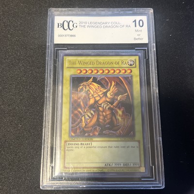 2010 Legendary Collection The Winged Dragon of RA #LC01-EN003 - BCCG MINT 10-image