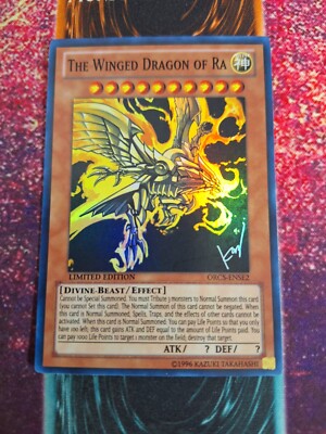 Yu-Gi-Oh! The Winged Dragon of Ra ORCS-ENSE2 Super Rare Limited Near Mint-image