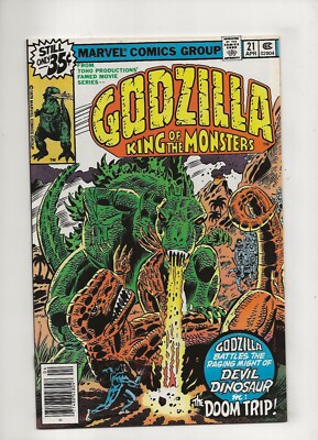 Godzilla #21 (1978) VS Devil Dinosaur High Grade NM 9.4-image