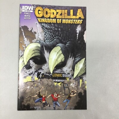 Godzilla Kingdom Of Monster #1 The Comic Book Shoppe Exclusive IDW 2011 (GZ77)-image