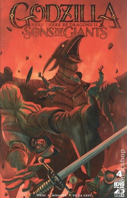 Godzilla Here There Be Dragons II Sons of Giants #4A VF 2024 Stock Image-image