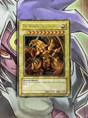 DOD-001 The Winged Dragon Of Ra Prismatic Secret Rare UNL Edition NM/VLP Yugioh-image