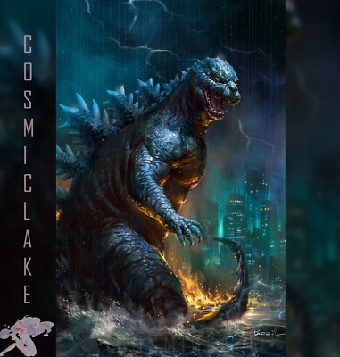 GODZILLA 70TH ANNIVERSARY #1 PARRILLO VIRGIN VARIANT LE 1500 PREORDER 5/8 ☪-image