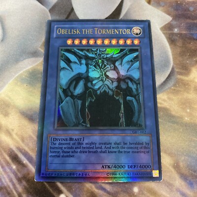 Obelisk the Tormentor - GBI-002 -  Ultra Rare LP Yugioh Promos Yu-Gi-Oh!-image