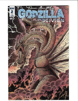 GODZILLA OBLIVION ISSUE #2 SUB COVER APIRP 2016 IDW PRODUCTIONS 10.0 GEM MINT-image