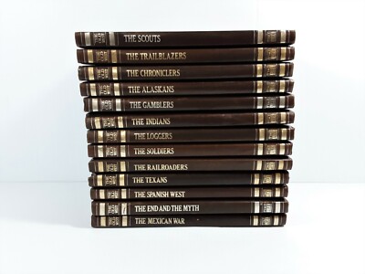 Time Life Books - The Old West - Lot of 13 Different Titles - Leather Covers-image