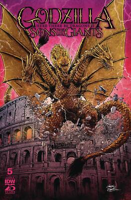 GODZILLA HERE THERE BE DRAGONS II SONS OF GIANTS #5 CVR B IDW-PRH-image