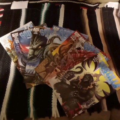 Godzilla, Rulers Of Earth. Issues 1-6, and Issue 8. IDW. Mowry, Frank,...-image
