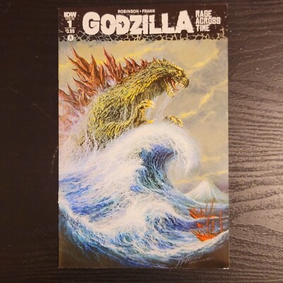 Godzilla Rage Across Time 1 Tadd Galusha Cover First Print-image