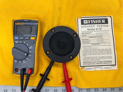FISHER VTG Model SA80441-1 OEM 3” Tweeter Driver Speaker From Model 4112 OTHERS-image