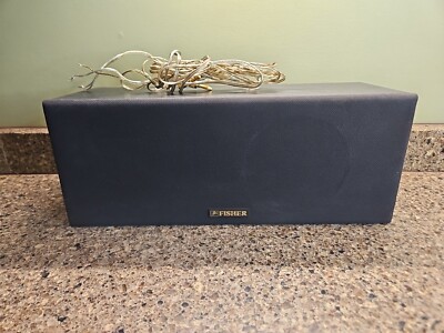 Fisher Center Speaker w speaker wire WS-C424 Tested & Working-image