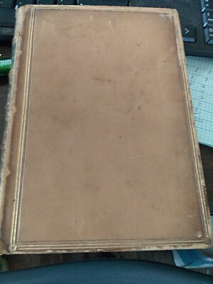 Antique Book 1868 Leather The Life Of George Stephenson Smiles Railroad Engnieer-image