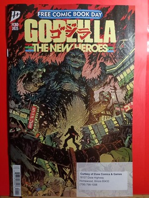 STAMPED 2025 Free Comic Book Day FCBD Godzilla New Heroes Promotional Giveaway-image