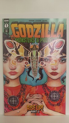 Godzilla: Monsters & Protectors #1 1:10 Hollins Incentive Variant! 2021 IDW-image