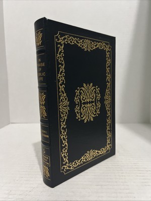 Easton Press In Praise of Public Life - Joe Lieberman   SIGNED 1st Ed w/ COA-image