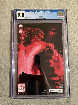Justice League vs Godzilla vs Kong #5 Jock Variant Batman CGC 9.8 Wow!!-image
