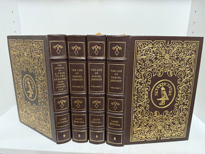Easton Press The Life of Samuel Johnson - James Boswell 4 vols-image