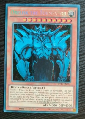 Yu-Gi-Oh! Obelisk the Tormentor - CT13-EN002 - Rare Secret ENGLISH-image