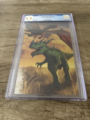 CUDDLEE KAIJU #NN 9.9 CGC VIRGIN METAL  BARTLING T-Rex Godzilla Dragons Monsters-image
