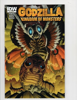 GODZILLA KINGDOM OF MONSTERS #4 RI 1:10 Matt Frank Incentive Cover IDW 1st Print-image